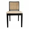 Moe's Home Collection Orville Dining Chair Black - Set of Two - Front Angle - Moe's Home Collection Orville Dining Chair Black - Set of Two - Front Angle