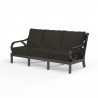 Monterey Sofa in Spectrum Carbon w/ Self Welt - Front Side Angle