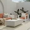 Sunset West Antique Stone Reactangle Coffee Table - Sunset West Antique Stone Reactangle Coffee Table