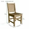 Sonoma Dining Chair- dimension - Sonoma Dining Chair- dimension
