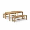 Anderson Teak Bahama Rectangular Dining Table and Hampton Backless Bench 2 - Anderson Teak Bahama Rectangular Dining Table and Hampton Backless Bench 2