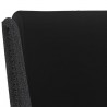 Sunpan Sorrento Barstool Regency Black - Seat Closeup Angle