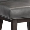 Sunpan Maiso Swivel Counterstool - Overcast Grey - Seat Closeup Angle