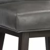 Sunpan Maiso Swivel Counterstool - Overcast Grey - Seat Closeup Angle - Sunpan Maiso Swivel Counterstool - Overcast Grey - Seat Closeup Angle