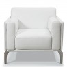 Bellini Vania Accent Chair WHITE CAT 35. COL 35612- Front Angle