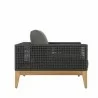 Sunpan Salerno Armchair - Gracebay Grey - Side Angle - Sunpan Salerno Armchair - Gracebay Grey - Side Angle