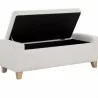 Sunpan Hartley Storage Bench in Natural - Moto Succo - Front Side Lifted Top Angle - Sunpan Hartley Storage Bench in Natural - Moto Succo - Front Side Lifted Top Angle