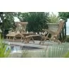 Anderson Teak Royal Steamer Katana 3-Piece Set 1 - Anderson Teak Royal Steamer Katana 3-Piece Set 1