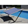 Quilted Fabric Hammock - Double - Nautical