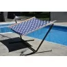 Quilted Fabric Hammock - Double - Nautical - Quilted Fabric Hammock - Double - Nautical
