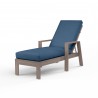 Laguna Chaise Lounge in Spectrum Indigo, No Welt - Front Side Angle