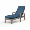 Laguna Chaise Lounge in Spectrum Indigo, No Welt - Front Side Angle - Laguna Chaise Lounge in Spectrum Indigo, No Welt - Front Side Angle