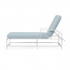 Bristol Chaise in Canvas Skyline w/ Self Welt - Side Angle