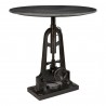 Delaware Adjustable Café Table - Angled Moe's Home Collection Delaware Adjustable Cafe Table - Front Side AngleView