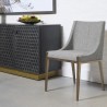 Sunpan Dionne Dining Chair in Monument Pebble - Lifestyle