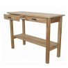 Rectangular Serving Table with 2 Drawers and 1 Shelf-2 - Rectangular Serving Table with 2 Drawers and 1 Shelf-2