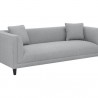 Sunpan Sanders Sofa Liv Dove - Front Side Angle