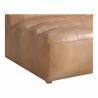Moe's Home Collection Ramsay Leather Slipper Chair - Tan - Base Angle - Moe's Home Collection Ramsay Leather Slipper Chair - Tan - Base Angle