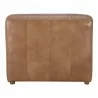 Moe's Home Collection Ramsay Leather Chaise - Tan - Back Angle - Moe's Home Collection Ramsay Leather Chaise - Tan - Back Angle