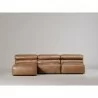 Moe's Home Collection Ramsay Leather Chaise - Tan - Lifestyle - Moe's Home Collection Ramsay Leather Chaise - Tan - Lifestyle