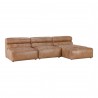 Moe's Home Collection Ramsay Signature Modular Sectional - Tan - Front Side Angle