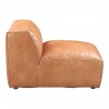 Moe's Home Collection Luxe Slipper Chair - Tan - Side Angle