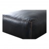 Moe's Home Collection Luxe Ottoman Antique Black - Edge Close-Up