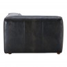 Moe's Home Collection Luxe Corner Chair - Antique Black  - Back