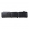 Moe's Home Collection Luxe Lounge Modular Sectional Antique Black - Back Angle
