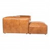 Moe's Home Collection Luxe Lounge Modular Sectional - Tan -  Side Angle