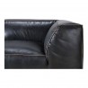 Moe's Home Collection Luxe Classic L Modular Sectional Antique Black - Sectional Side Close-Up