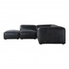 Moe's Home Collection Luxe Dream Modular Sectional Antique Black - Side View