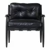 Moe's Home Collection Turner Leather Chair - Front Angle - Moe's Home Collection Turner Leather Chair - Front Angle