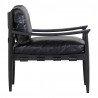 Moe's Home Collection Turner Leather Chair - Side Angle