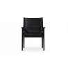 Moe's Home Collection Remy Dining Chair in Black - Front View - Moe's Home Collection Remy Dining Chair in Black - Front View