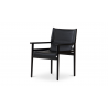 Moe's Home Collection Remy Dining Chair in Black - Angled View