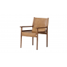 Moe's Home Collection Remy Dining Chair in Brown- Angled