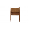 Moe's Home Collection Remy Dining Chair in Brown- Back View