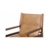 Moe's Home Collection Remy Dining Chair in Brown- Seatback Close-up