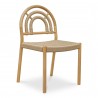 Moe's Home Collection Avery Dining Chair in Natural - Set of Two - Front Side Angle