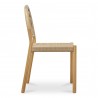 Moe's Home Collection Avery Dining Chair in Natural - Set of Two - Side Angle