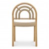 Moe's Home Collection Avery Dining Chair in Natural - Set of Two - Front Angle