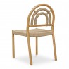 Moe's Home Collection Avery Dining Chair in Natural - Set of Two - Back Side Angle