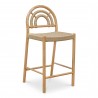 Moe's Home Collection Avery Counter Stool - Natural - Front Side Angle