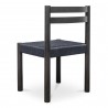 Moe's Home Collection Finn Dining Chair in Black - Set of Two - Back Side Angle