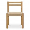 Moe's Home Collection Finn Dining Chair in Natural - Set of Two - Front Angle