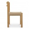 Moe's Home Collection Finn Dining Chair in Natural - Set of Two - Side Angle
