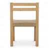 Moe's Home Collection Finn Dining Chair in Natural - Set of Two - Back Angle