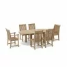 Anderson Teak Bahama 78" Oval Ext. Table with Chicago Dining Armchair and Chicago Dining Chair 3 - Anderson Teak Bahama 78" Oval Ext. Table with Chicago Dining Armchair and Chicago Dining Chair 3