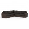 Montecito Sectional in Spectrum Carbon w/ Self Welt - Front Side Angle